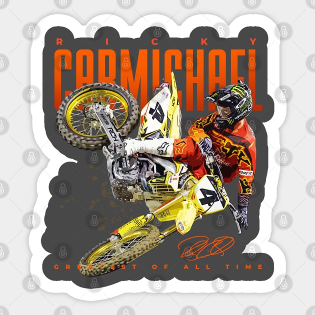 Ricky Carmichael Sticker by Juantamad